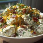 baked potato salad - Featured