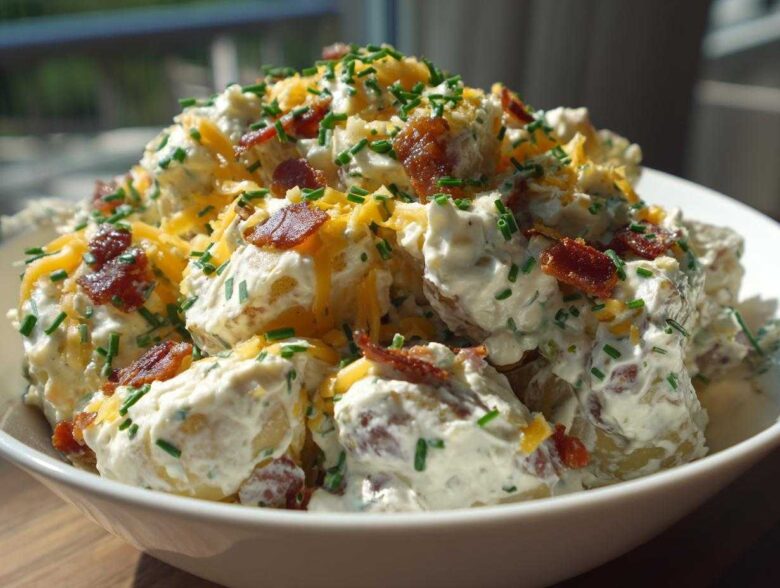 baked potato salad - Featured