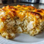 cheesy chicken and rice - Featured