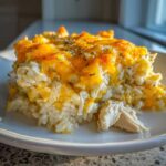 cheesy chicken and rice - Tasty