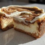 cinnamon roll cheesecake - Featured